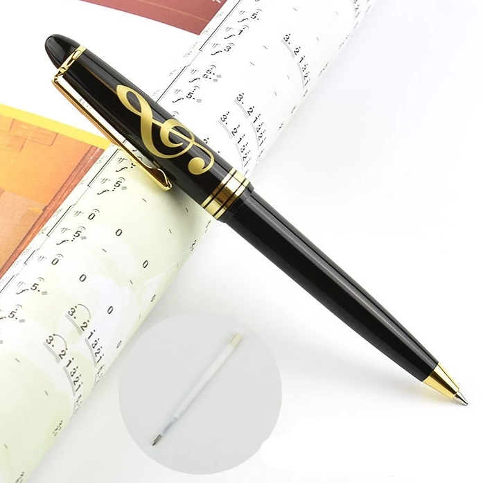 Retractable Treble Clef Ballpoint Pen