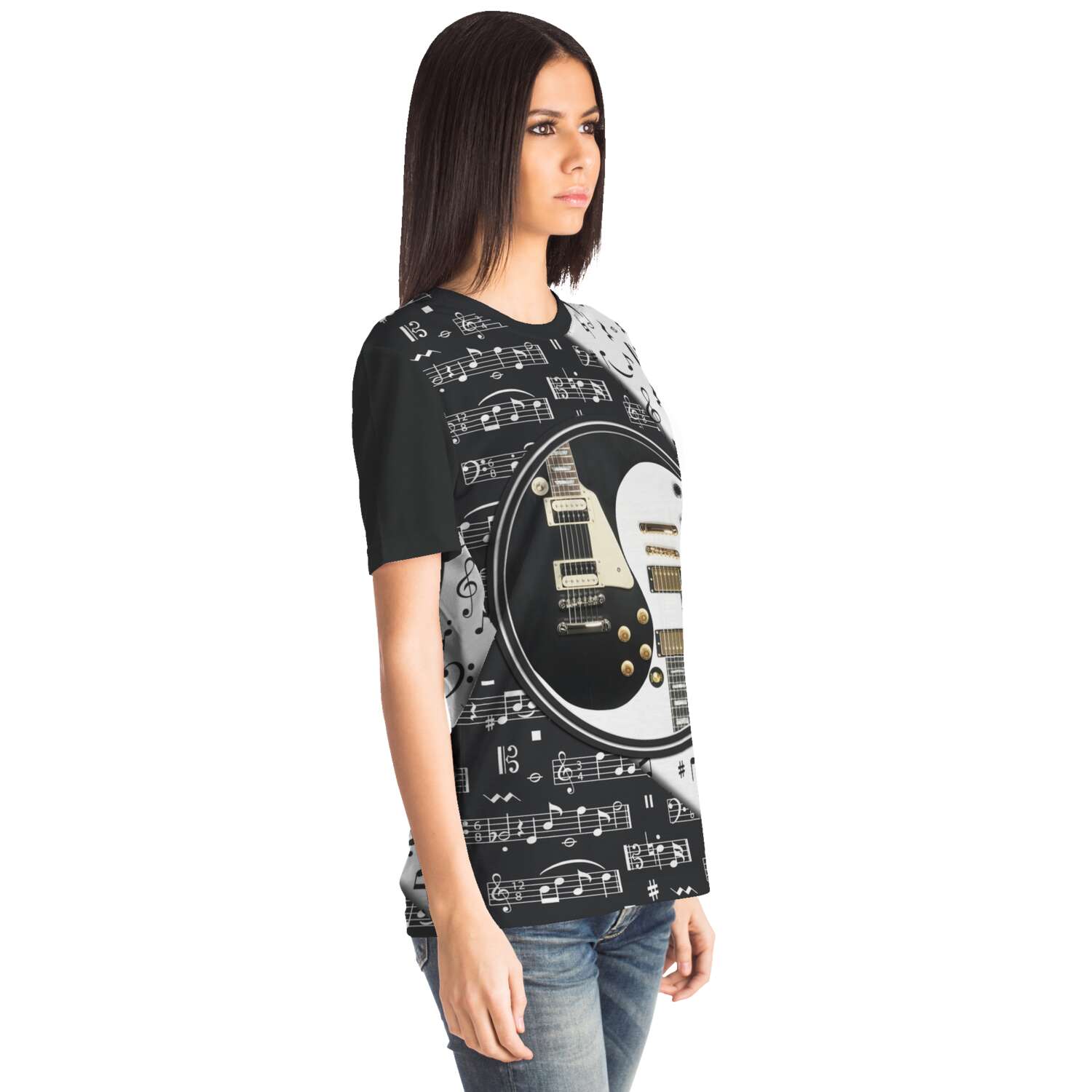 Yin Yang Guitar T-Shirt