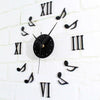 Music Notes Wall Clock