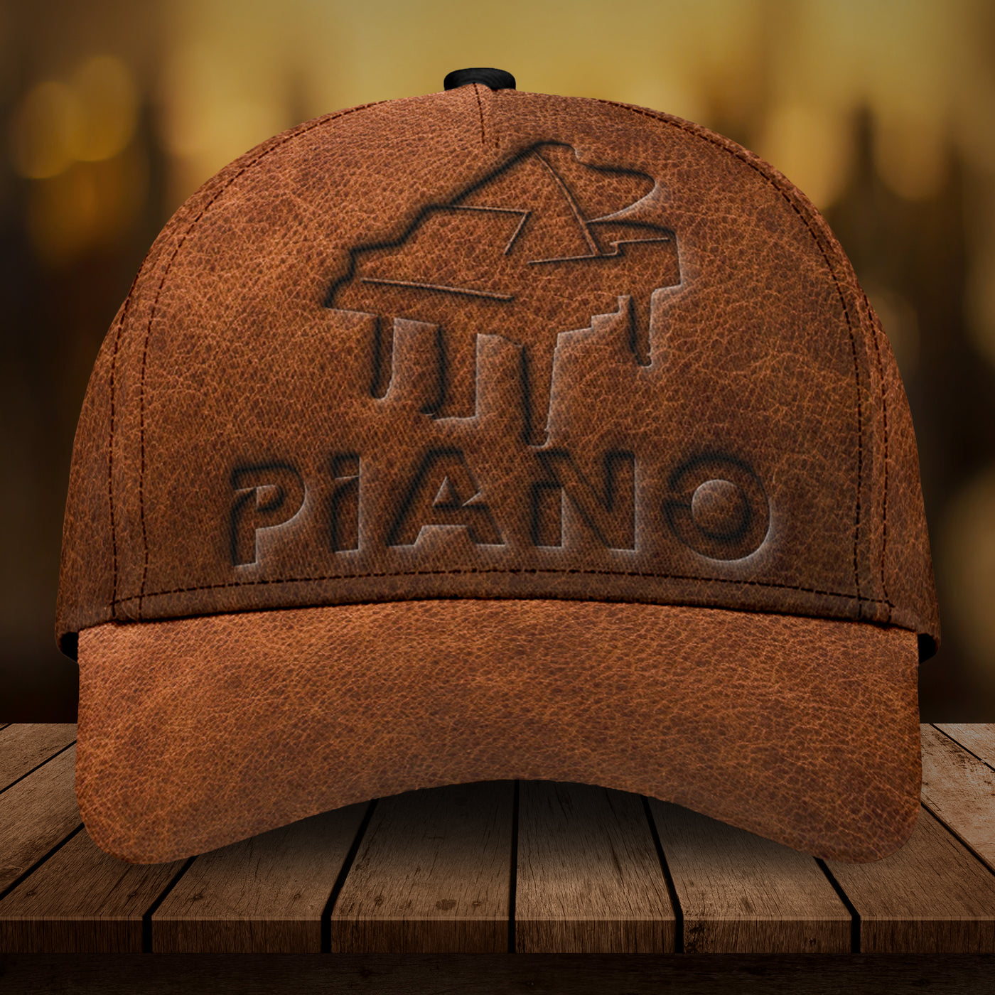 Piano Leather Classic Cap