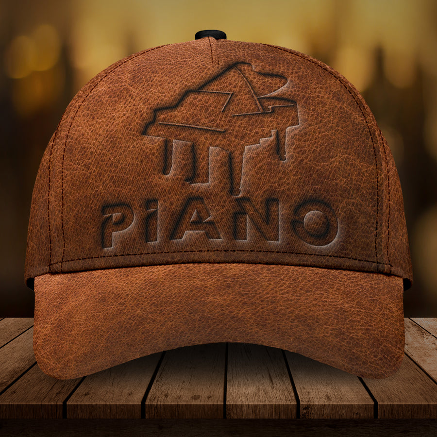 Piano Leather Classic Cap
