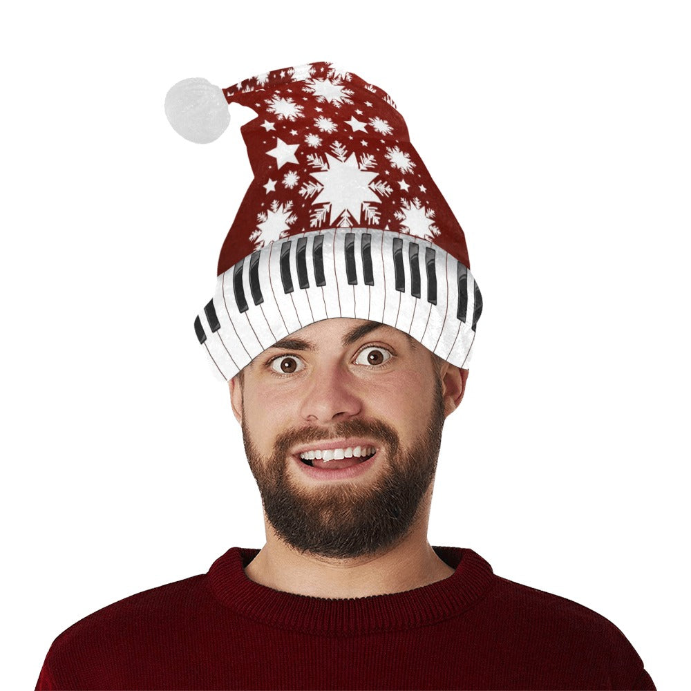 Piano Christmas Santa Hat