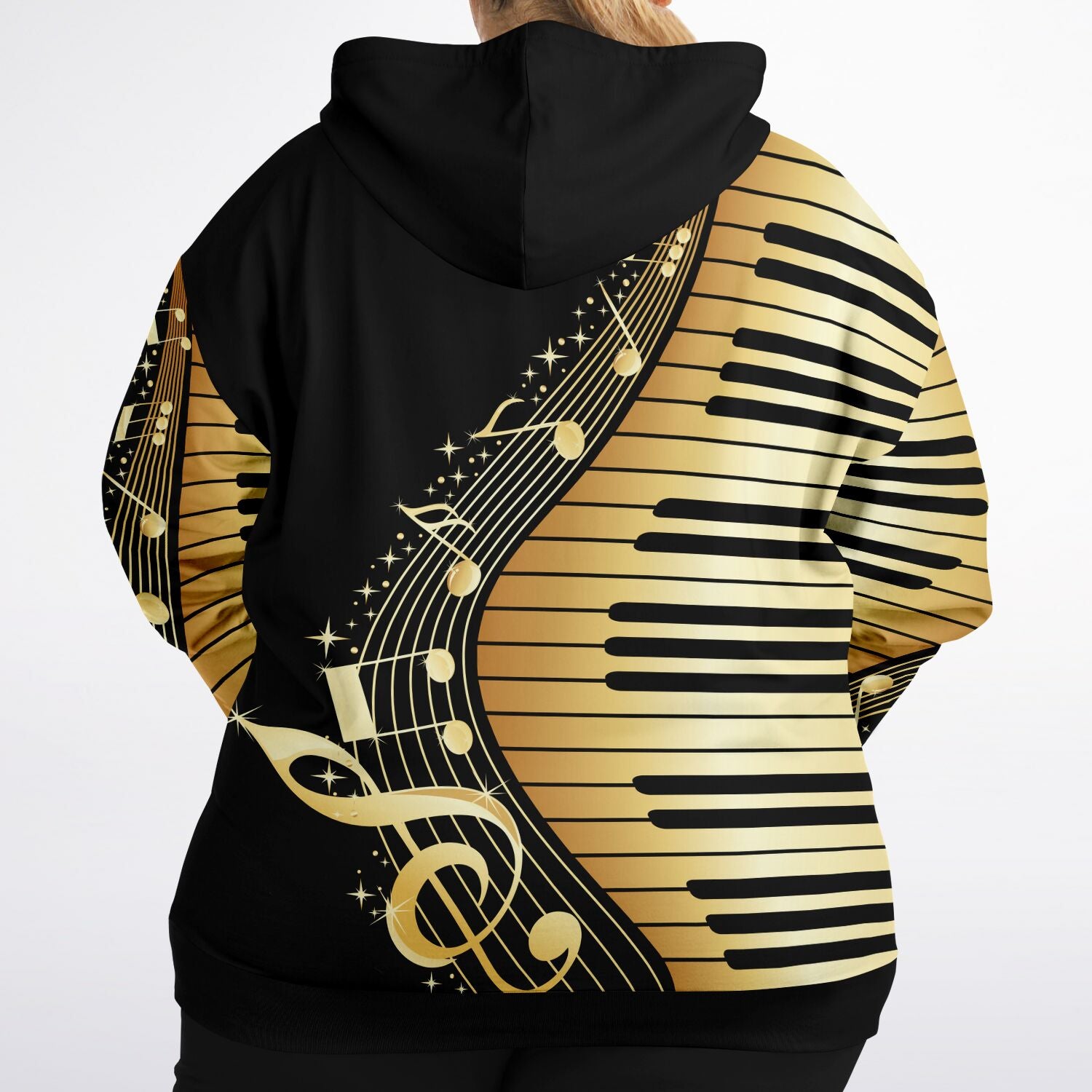 Piano Music Premium Zip Hoodie