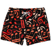 Red Music Notes Shorts