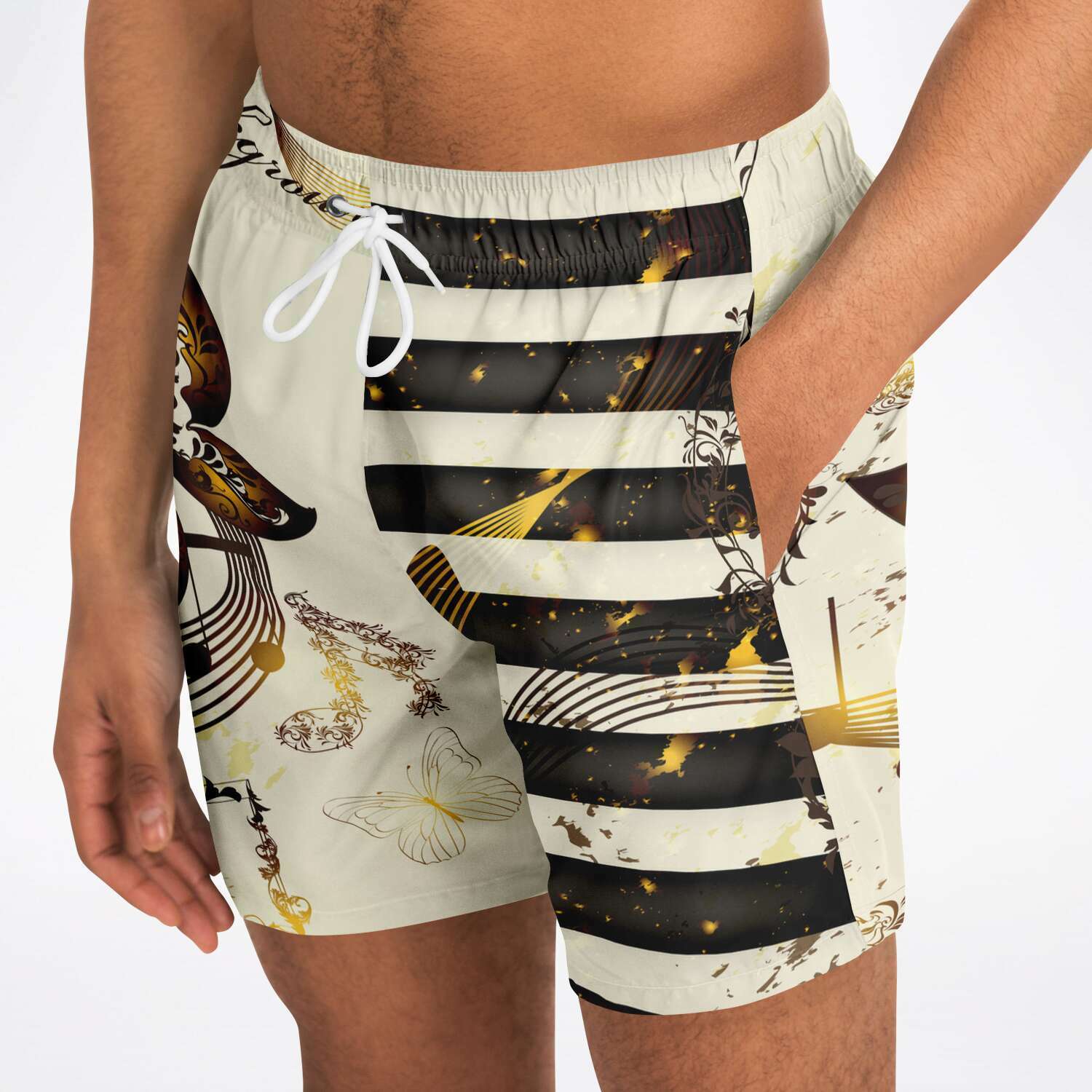 Music Notes Piano Shorts