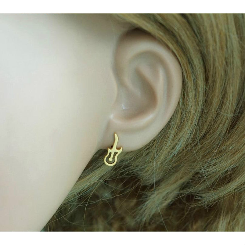 Guitar Necklace & Earrings Jewelry Set