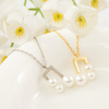 Music Notes Pearls Necklace