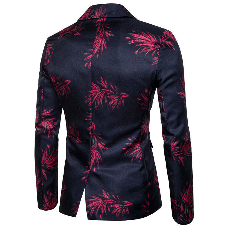 Leaves Printed Blazer