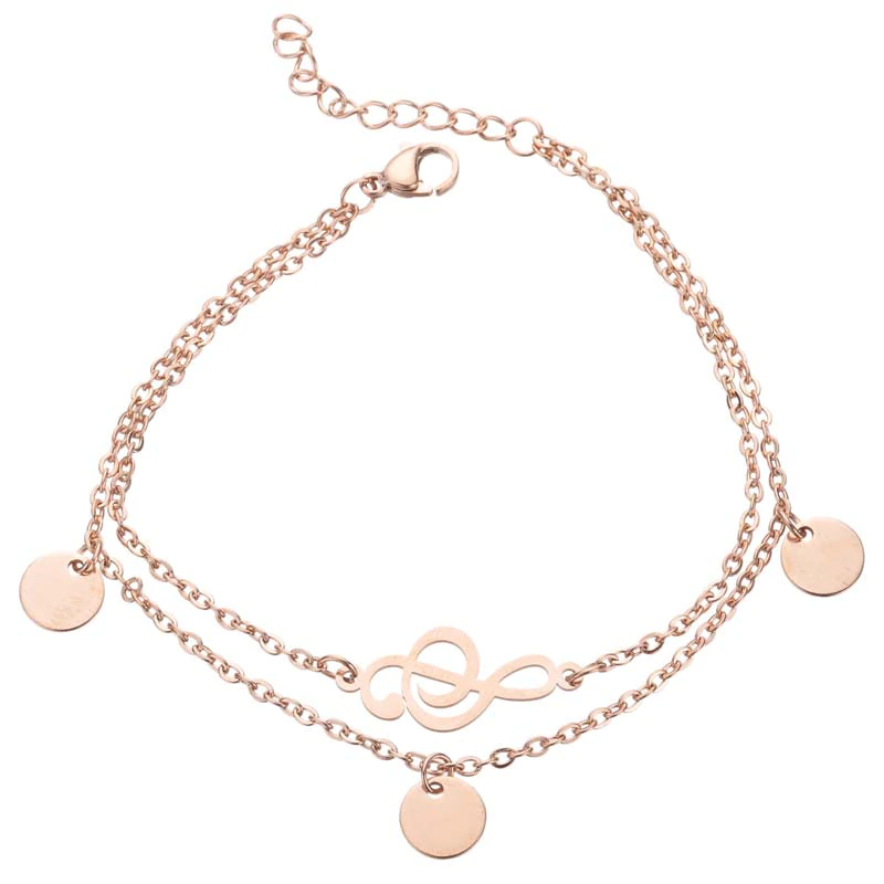 Treble Clef Music Symbol Bracelet