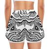 Piano Keys Black Sports Shorts