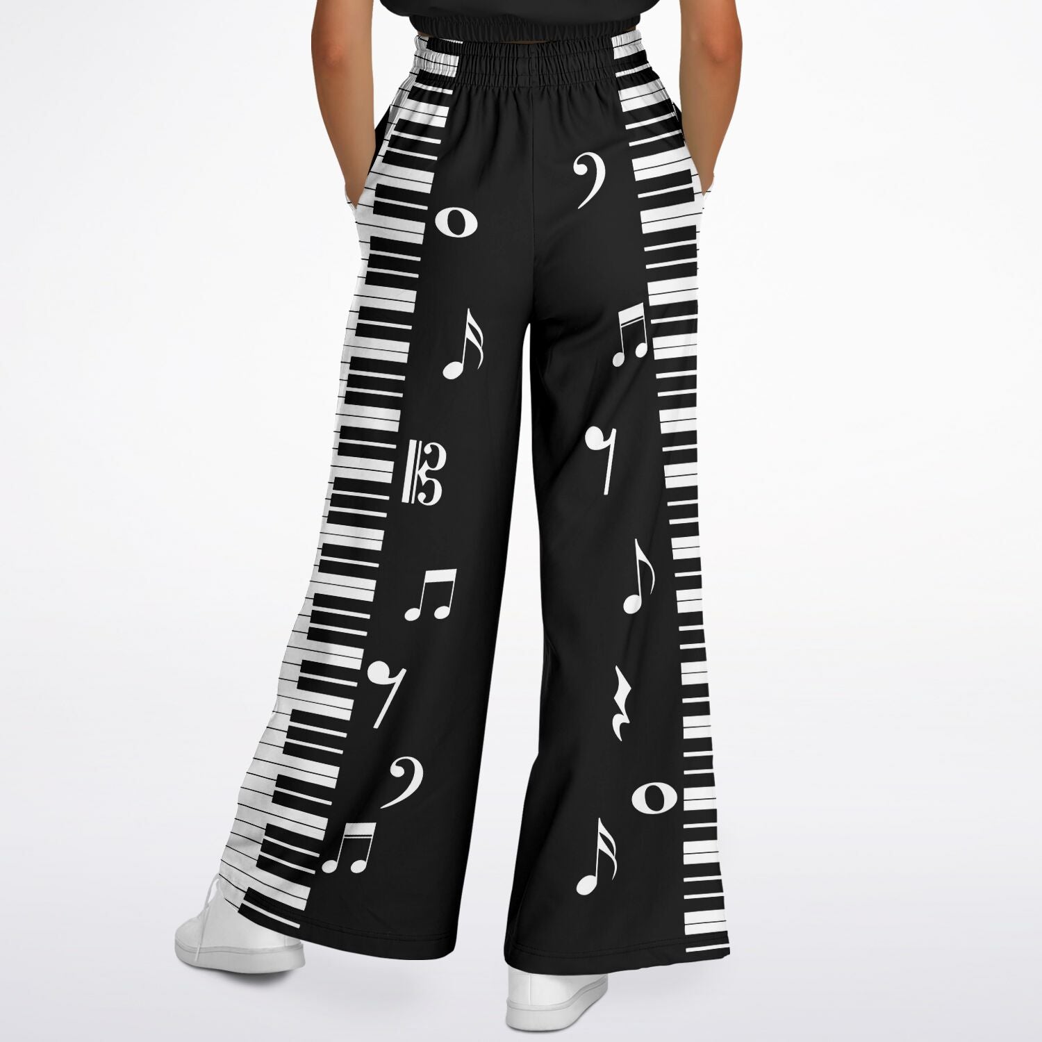 Piano Music Notes Flare Jogger