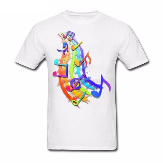 Music Note Rainbow Colors T-shirt