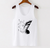 Music Note Graphic Vest