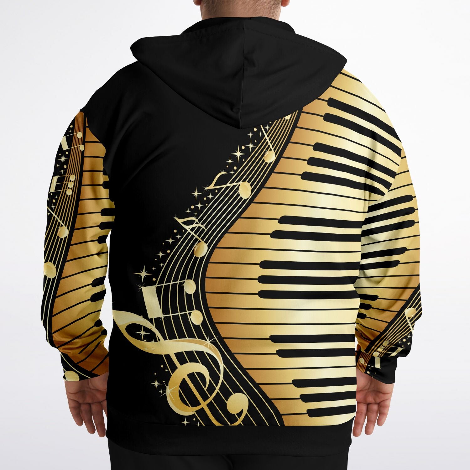 Piano Music Premium Zip Hoodie