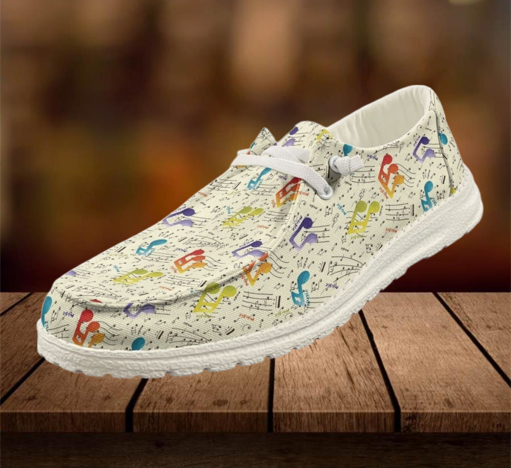 Musical Note Walking Loafers