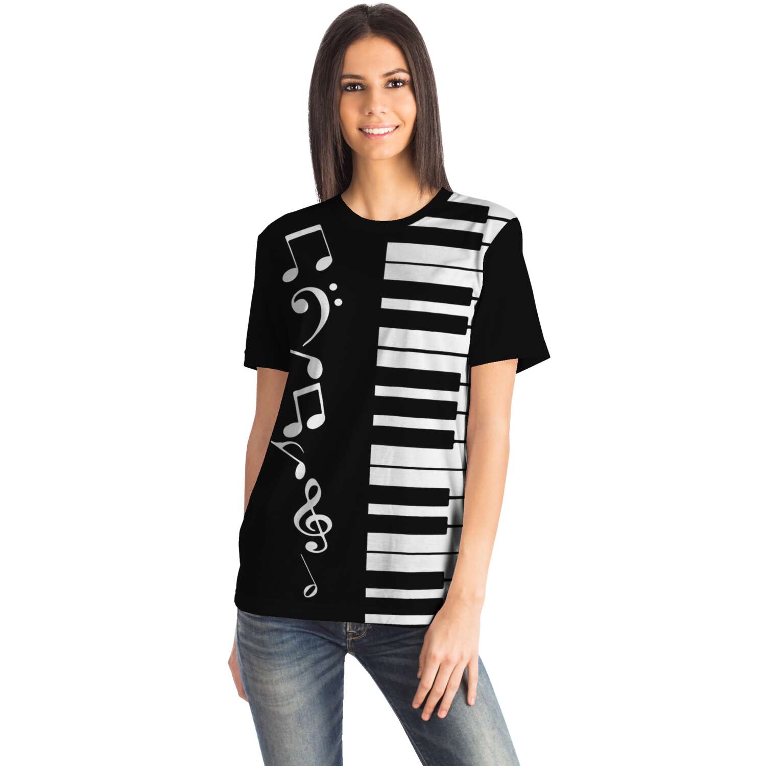 Piano And Musical Notes T-Shirt