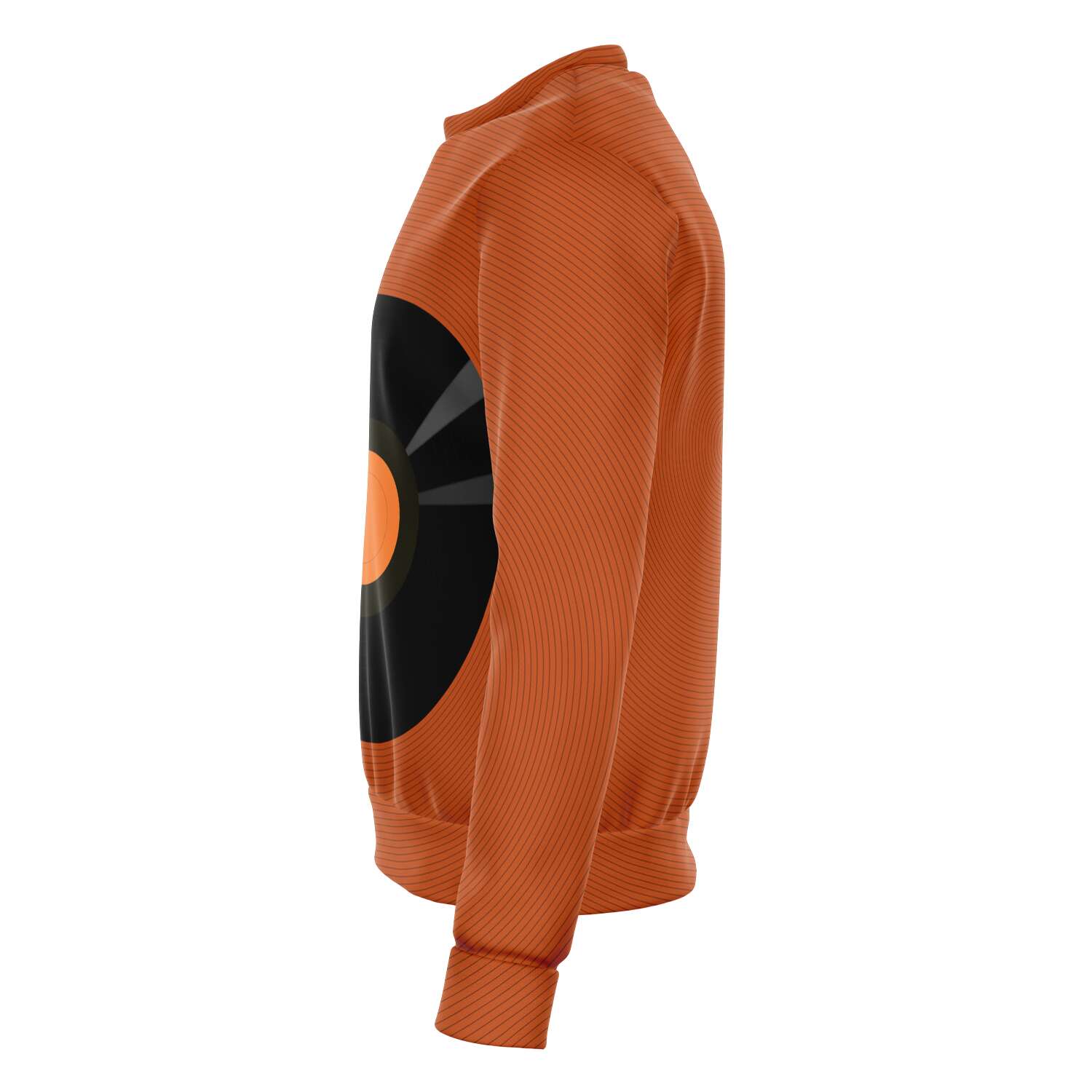 Vinyl Record Orange Sweatshirt