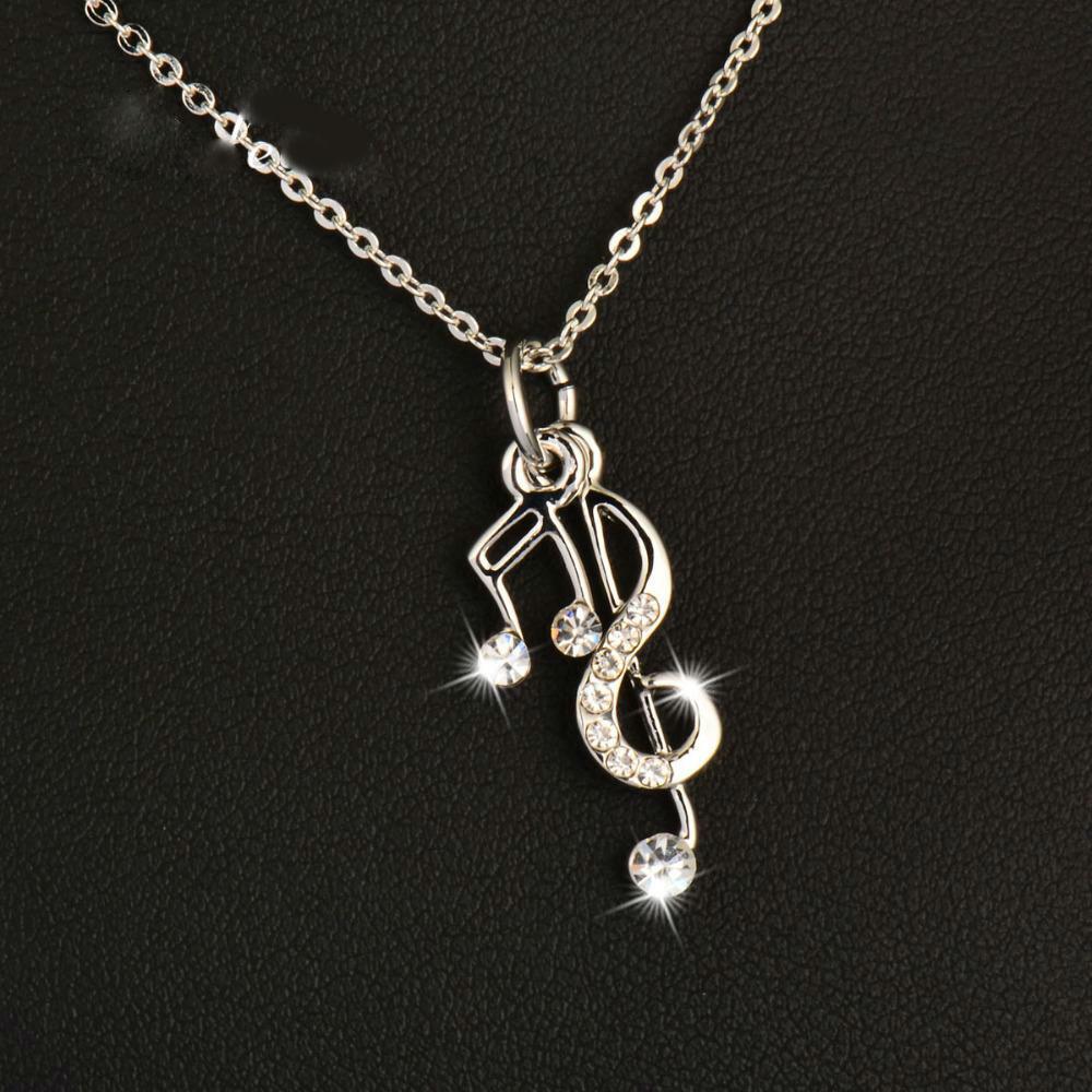 Premium Music Notes Pendant Necklace