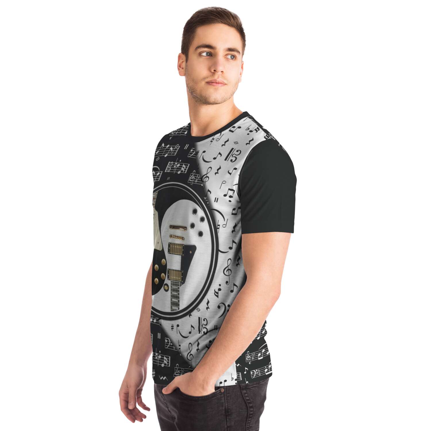 Yin Yang Guitar T-Shirt