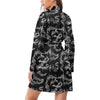 Music Notes Black Night Robe