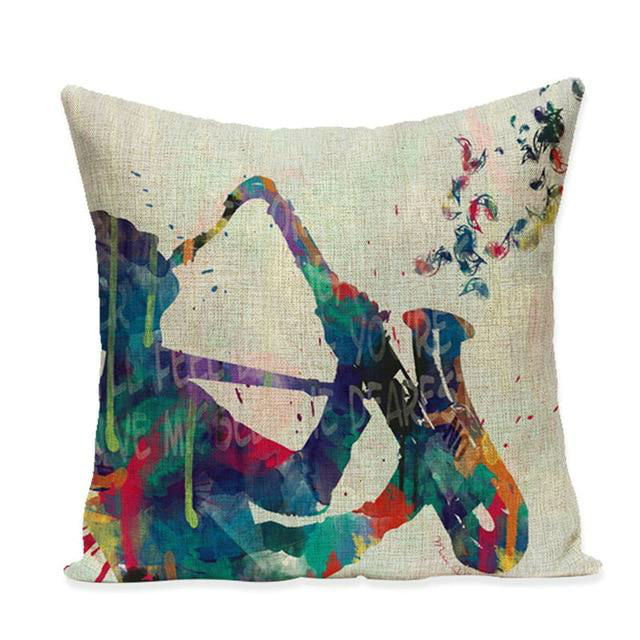 Free - Music Guitar Saxophone Pillowcases