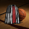 Drum Sticks American Flag Drawstring Bags