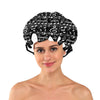 Musical Notes Black Shower Cap - One Size - { shop_name }} - Review