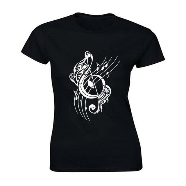 Musical Note Casual T-shirts