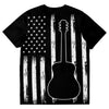 Guitar American Flag T-Shirt