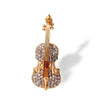 Fashion Violin Brooch - Gold - { shop_name }} - Review