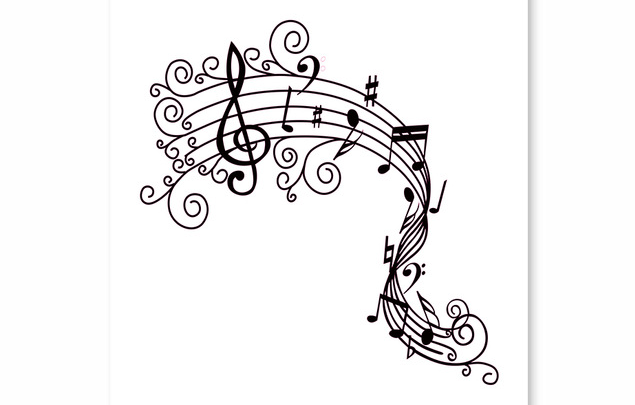 Musical Notes Painting Wall Art