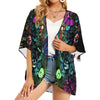 Vinyl Music Chiffon Kimono