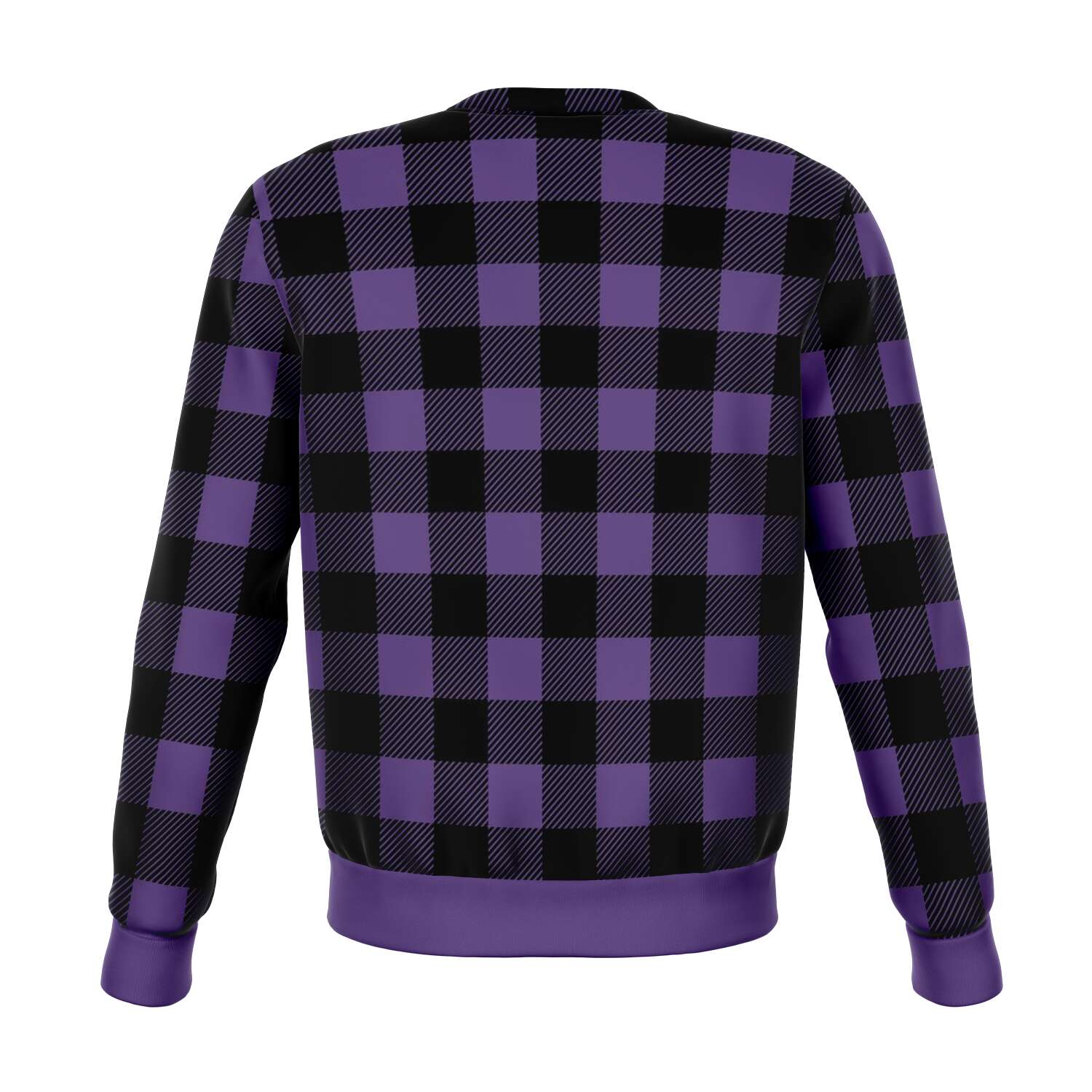 Santa Claus Playing Guitar Purple Sweatshirt