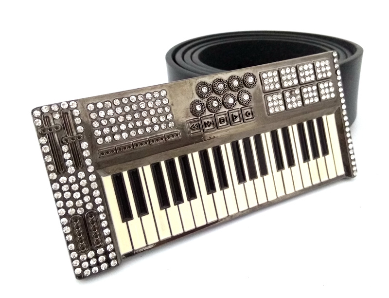 Electronic Keyboard Belt Buckle