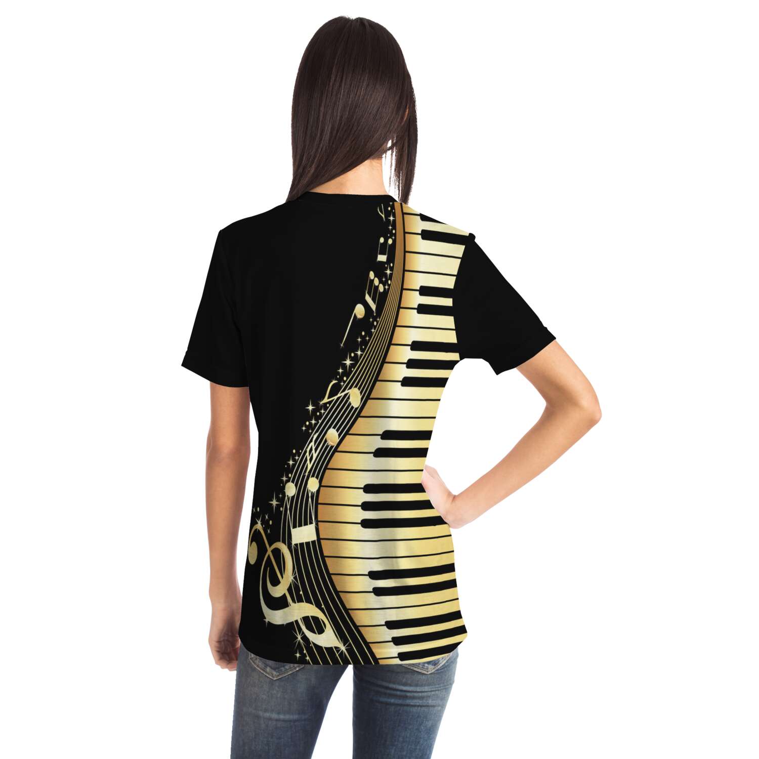 Piano Keys Music Notes T-Shirt