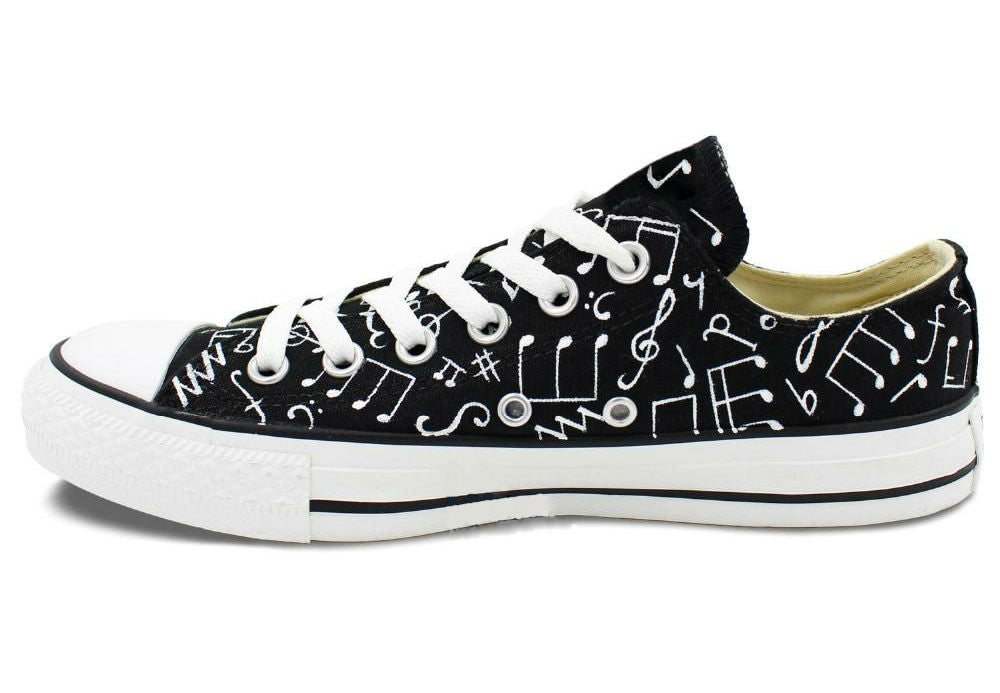 Music Note Canvas Sneakers
