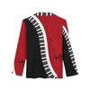 R&B Piano Music Long Sleeve Shirt