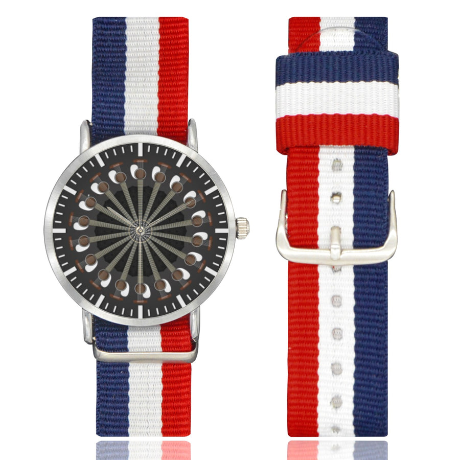 Multi Guitar Nylon Strap Watch - One Size - { shop_name }} - Review