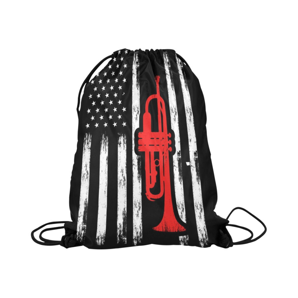 Trumpet American Drawstring Bags