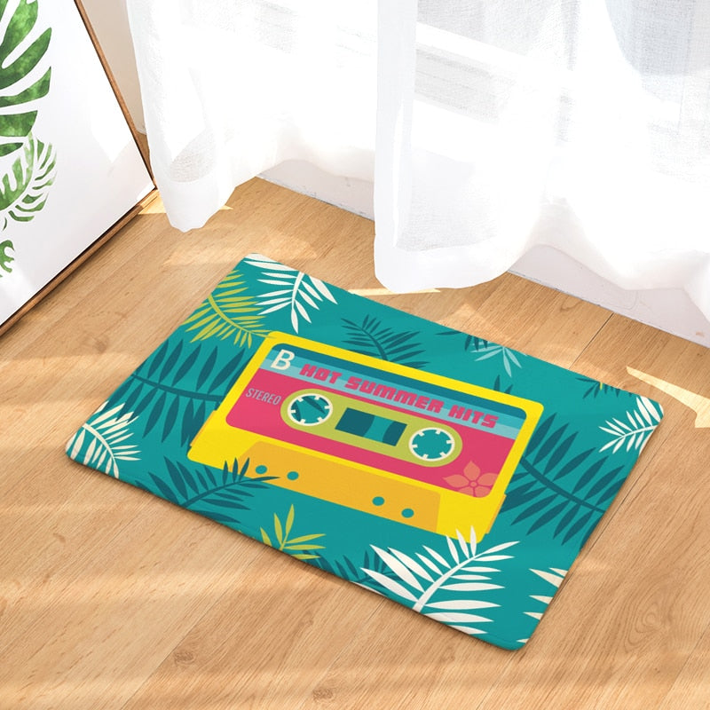 Music Cassette Magnetic Tape Doormat