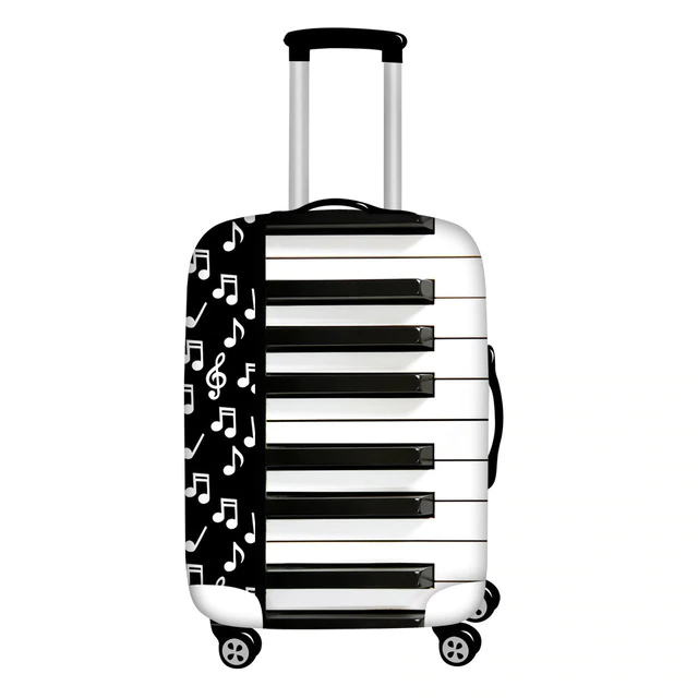 Piano Keyboard Luggage Covers with Tag