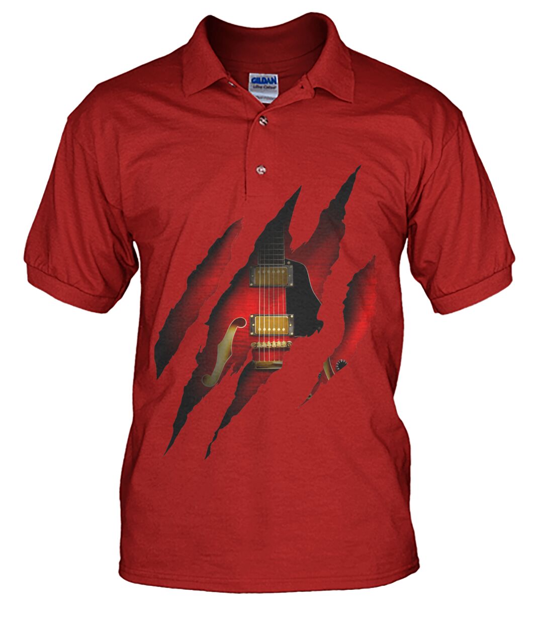 Guitar Men's Polo