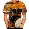 Drum Music 3D Print T-shirt