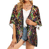 Musical Glitter Chiffon Kimono