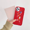 Music Notes Red iPhone Case