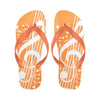 Orange Music Flip Flops (Unisex)