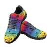 Rainbow Music Print Mesh Sneakers