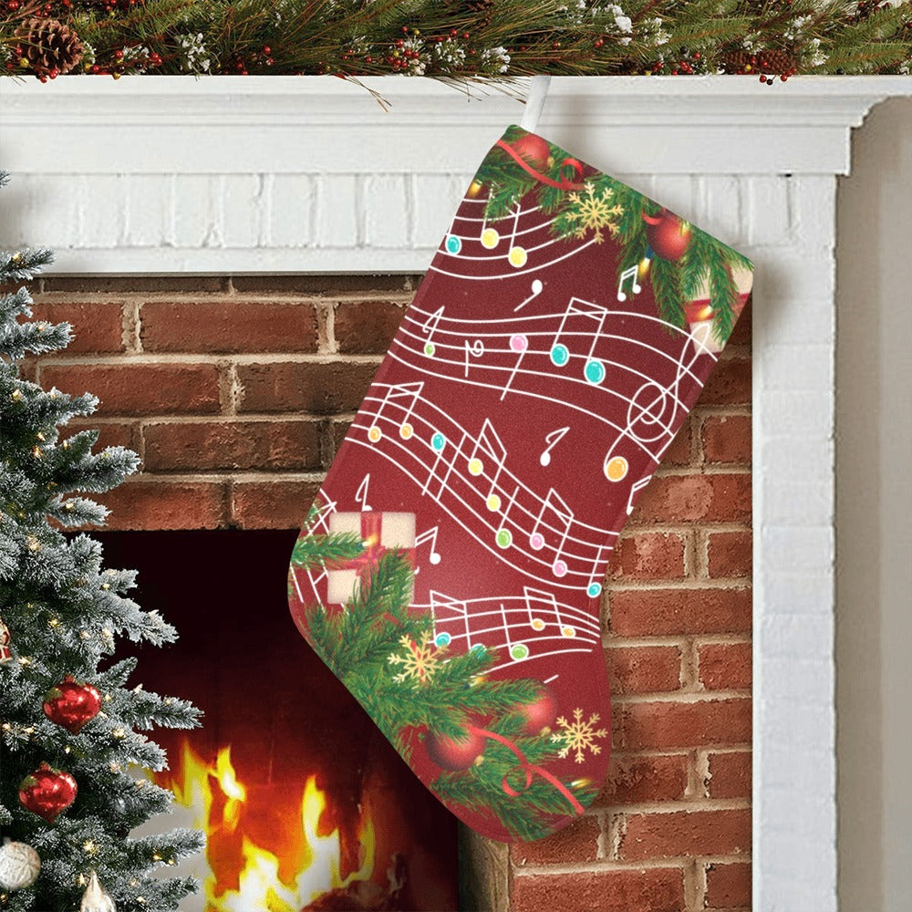 Music Notes Christmas Stock