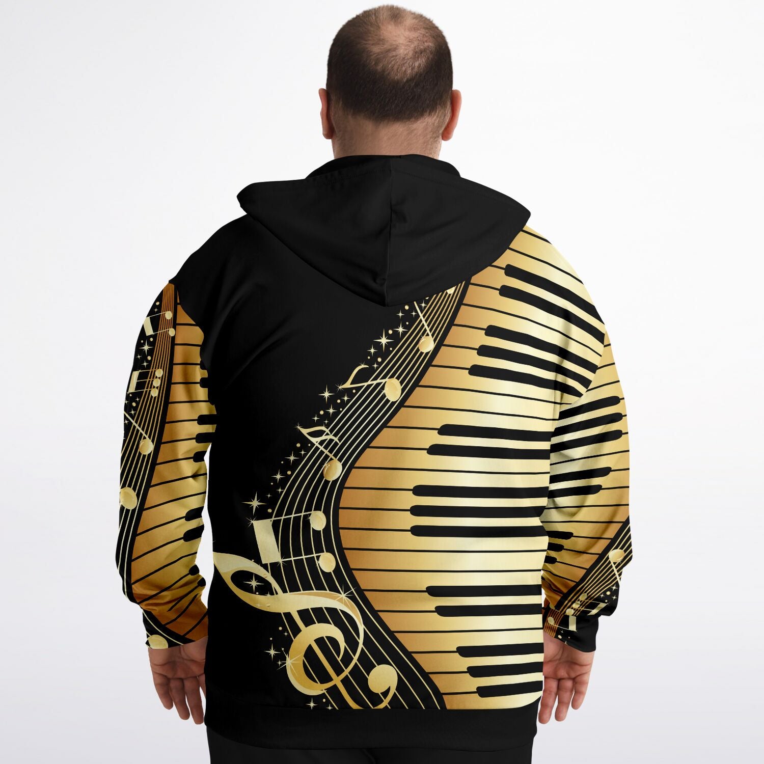 Piano Music Premium Zip Hoodie