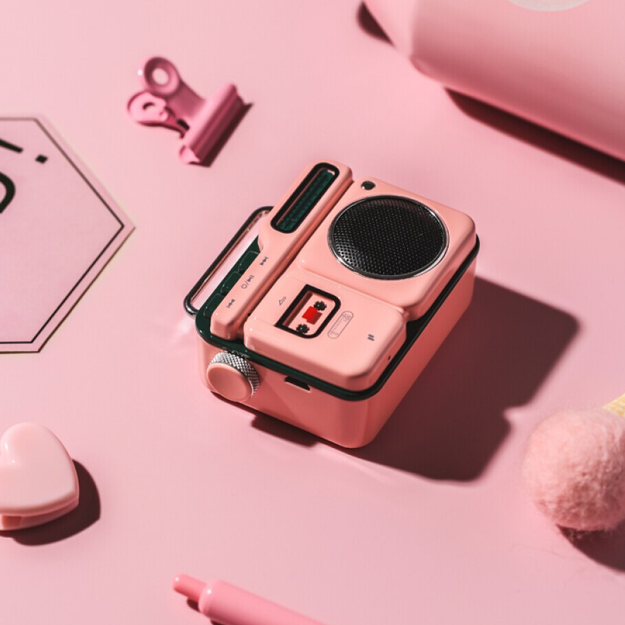 Retro Mini Radio Shape Bluetooth Speaker